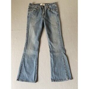 Levi Strauss Signature Jeans Womens 30x30 Blue Low Rise Flare Light Tag 9 M